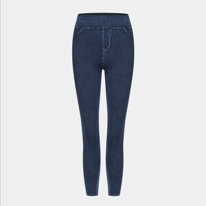 HALARA Denim-Style Leggings in Deep Blue